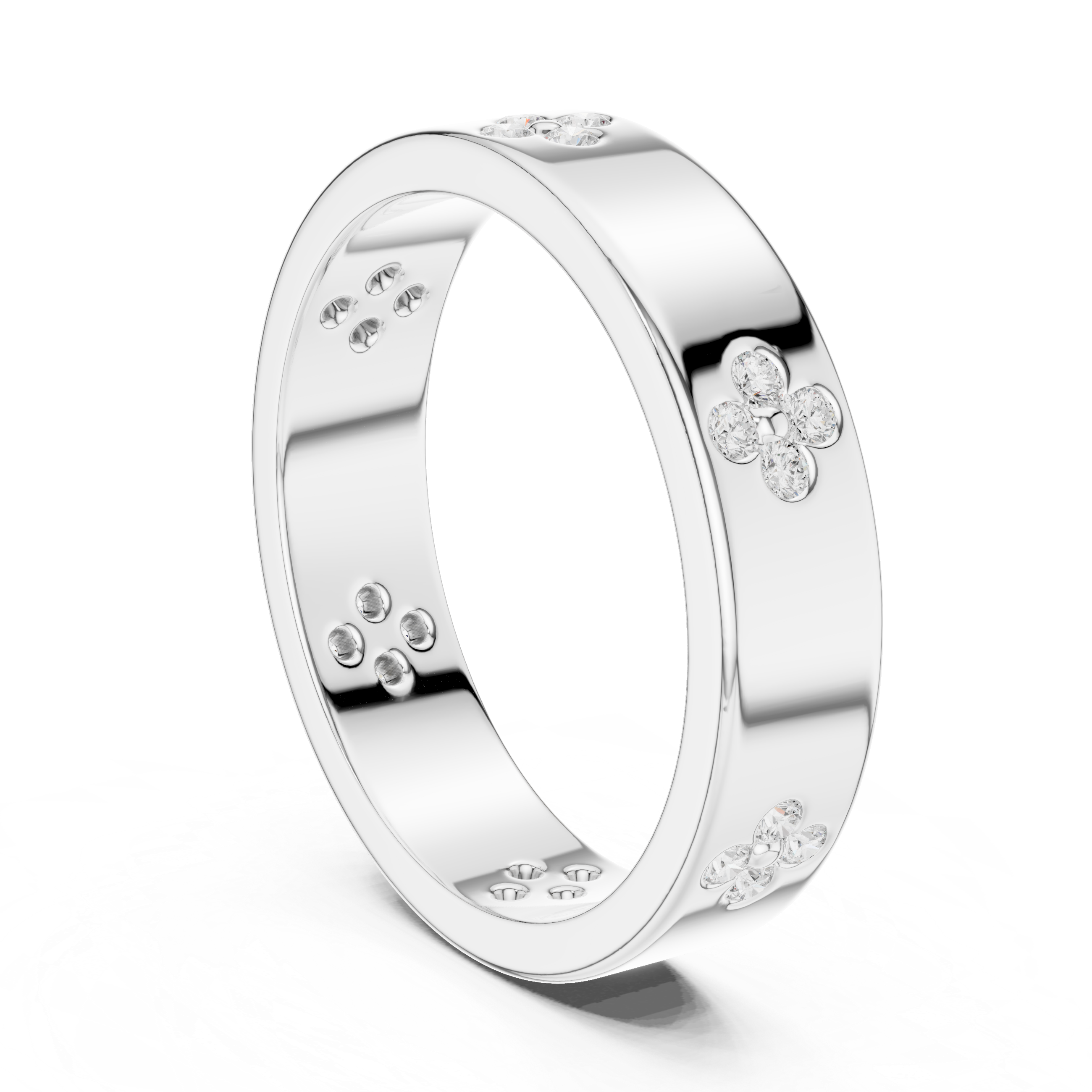 Rosavelle Flower Diamond Ring