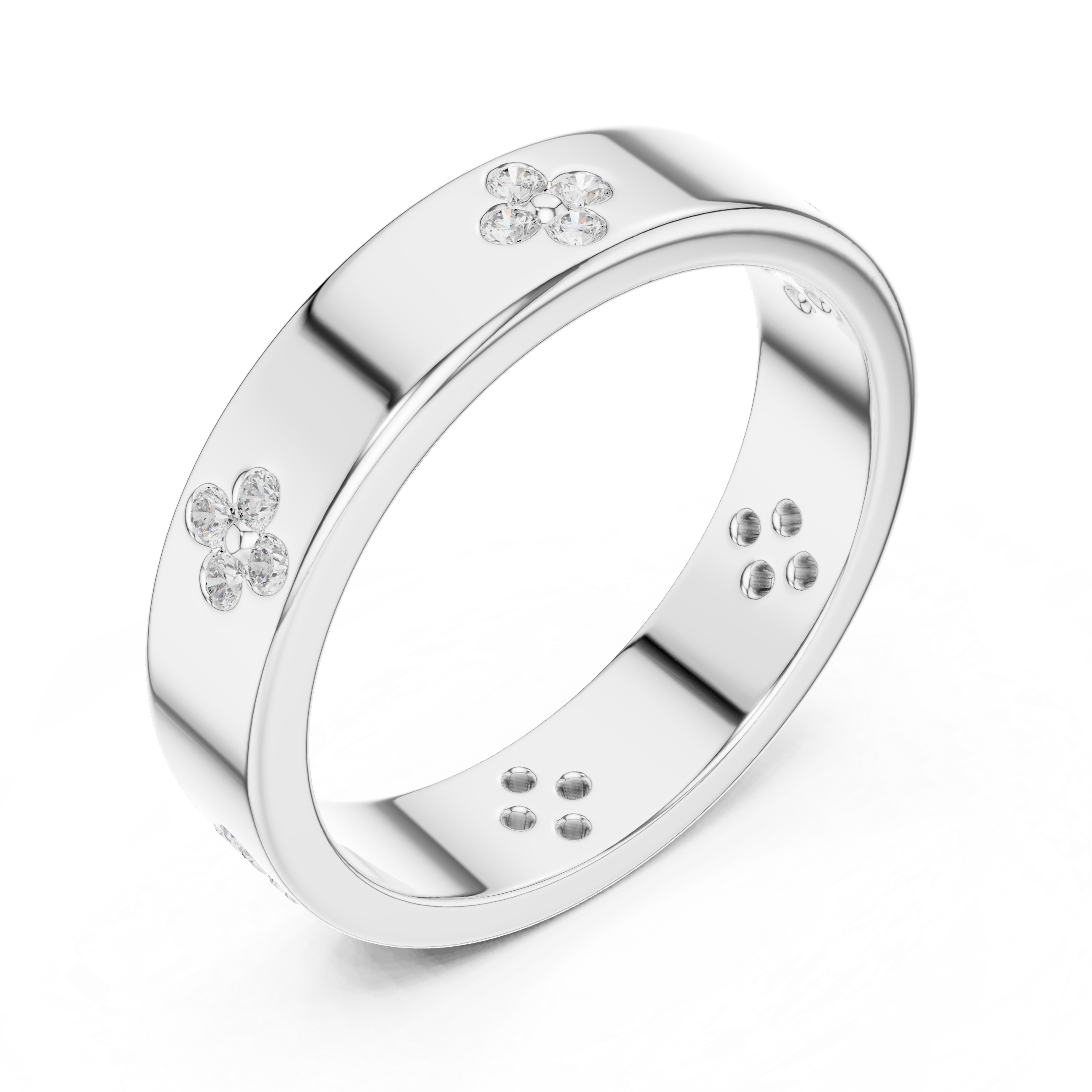 Rosavelle Flower Diamond Ring
