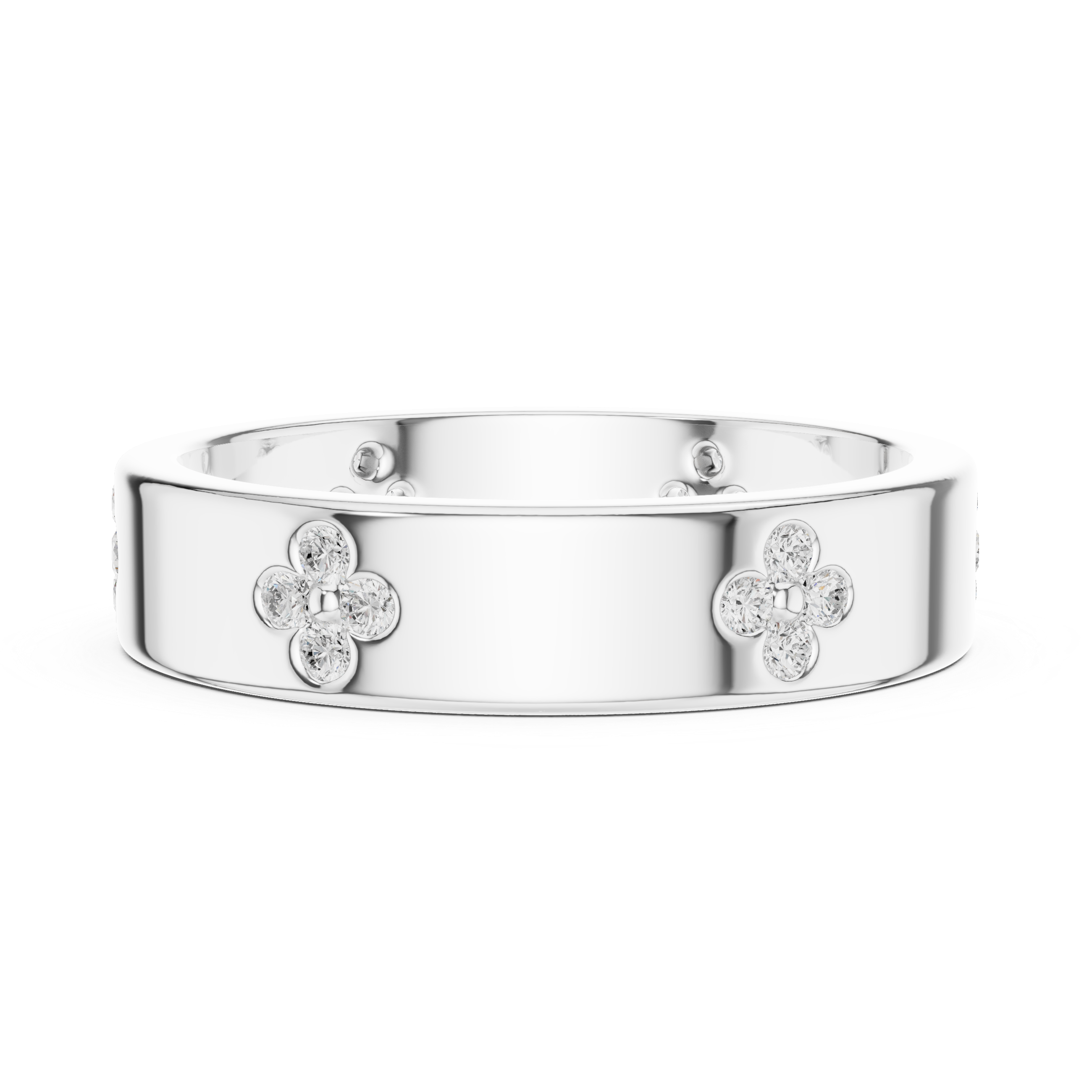 Rosavelle Flower Diamond Ring