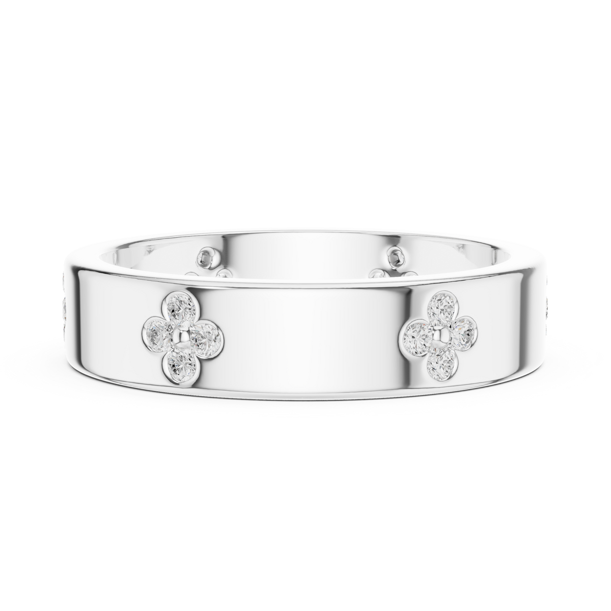 Rosavelle Flower Diamond Ring
