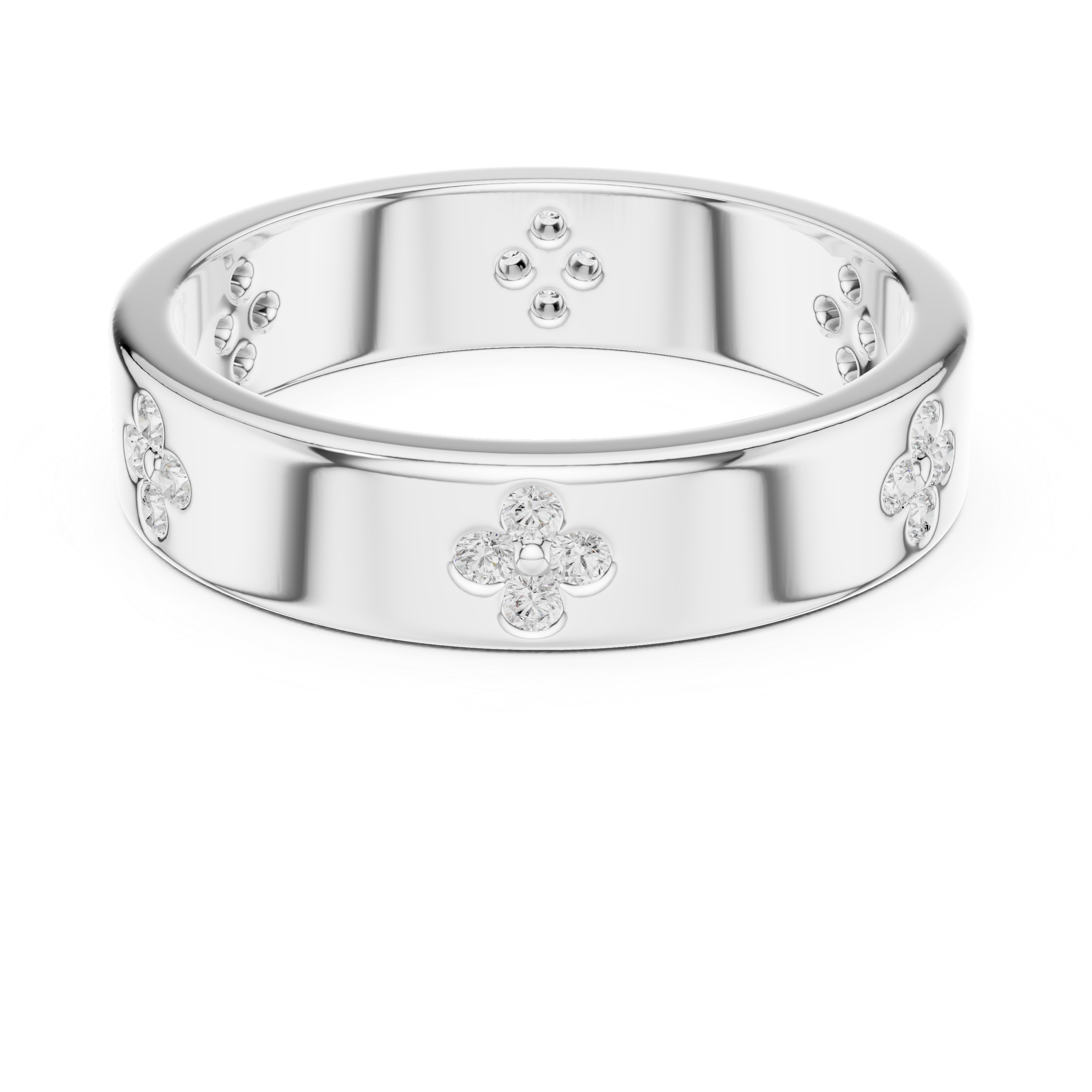Rosavelle Flower Diamond Ring