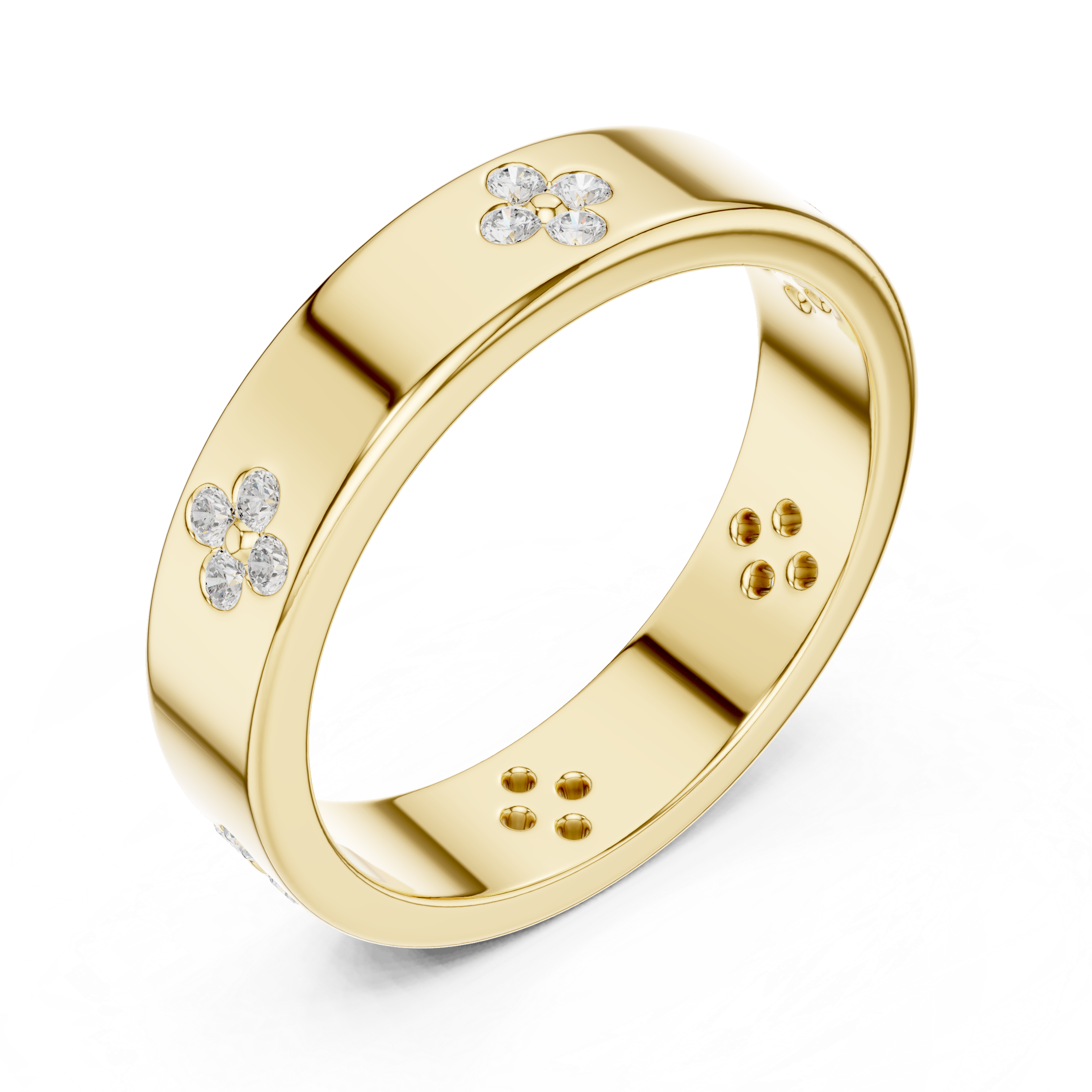Rosavelle Flower Diamond Ring