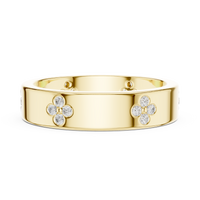 Rosavelle Flower Diamond Ring