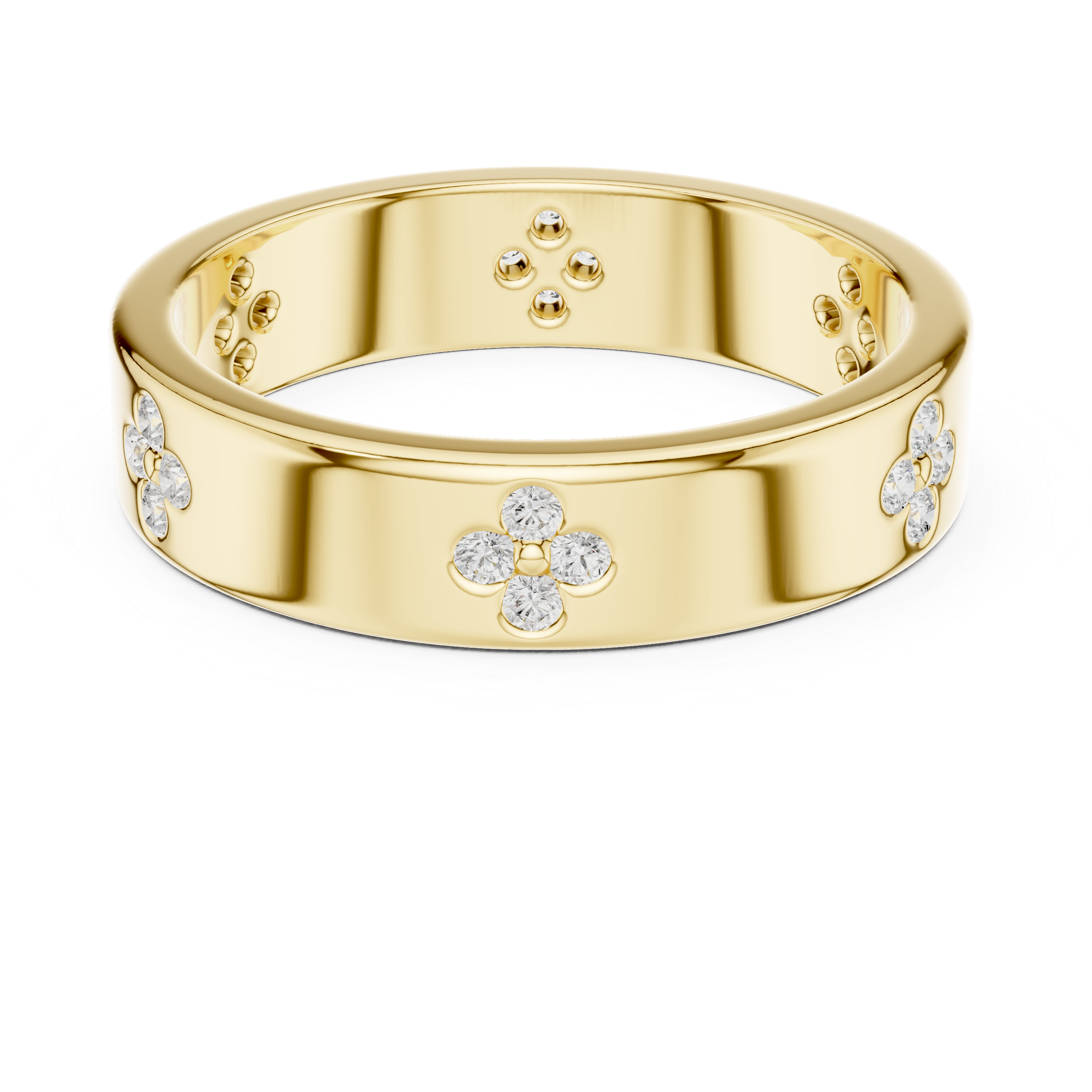 Rosavelle Flower Diamond Ring