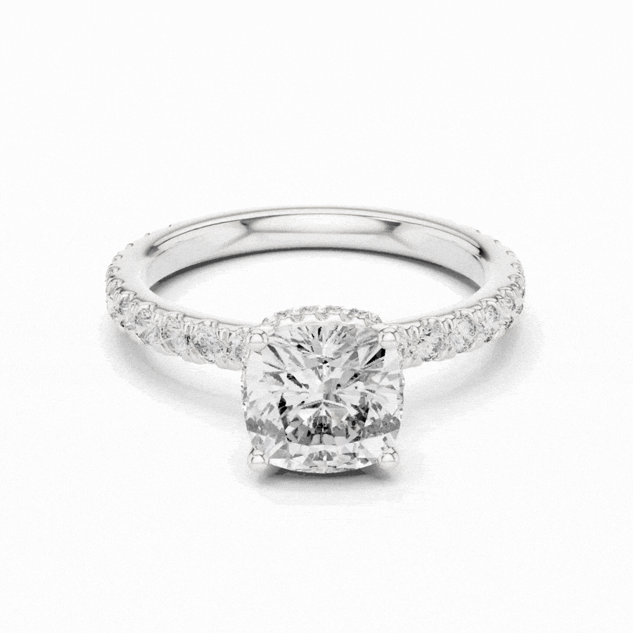 Luna Cushion Engagement Ring