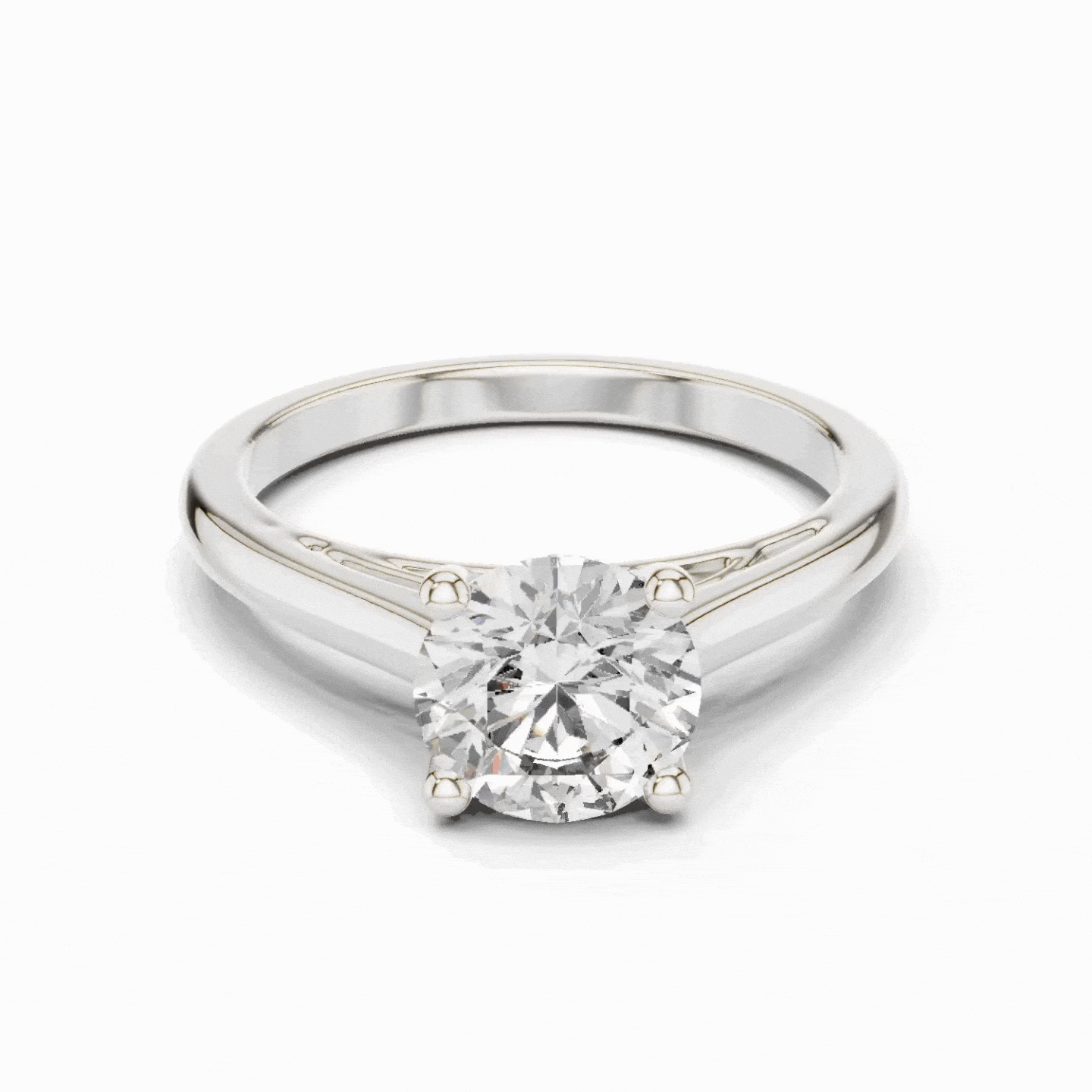 Chelsea Crown Solitaire Ring