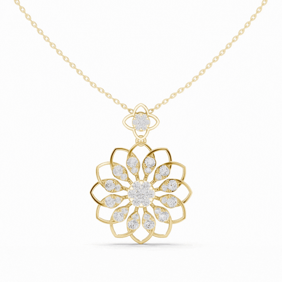 Canora Bloom Diamond Pendant