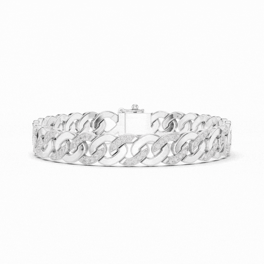 Infinity Glow Diamond Chain Bracelet
