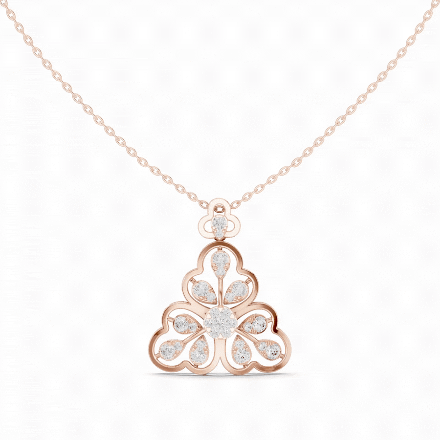 Trivana Bloom Diamond Pendant