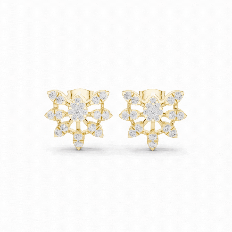 Nightwing Diamond Earrings
