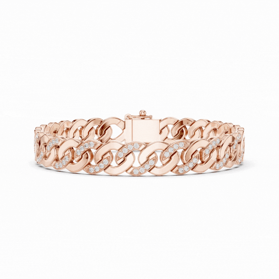 Infinity Glow Diamond Chain Bracelet