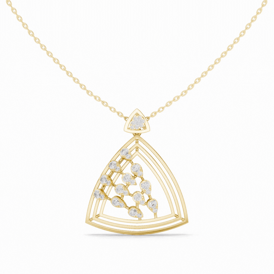 Triwing Diamond Pendant