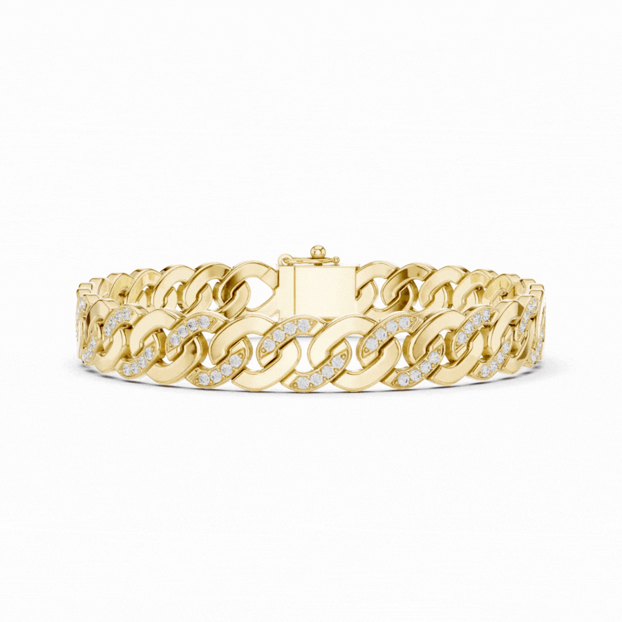 Infinity Glow Diamond Chain Bracelet