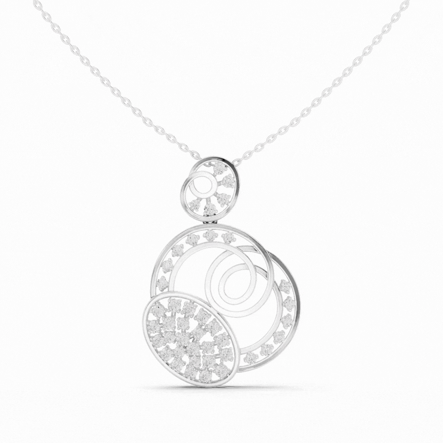 Florenza Orbit Diamond Pendant