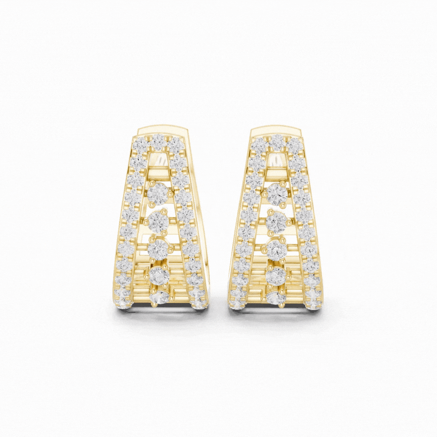 Kairuna Prism Diamond Earrings