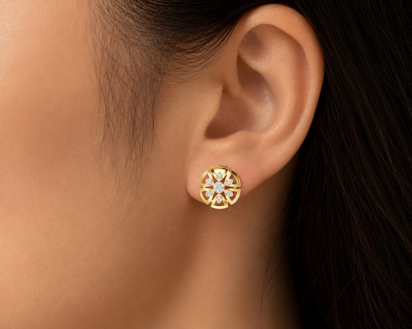 Solfloria Diamond Earrings