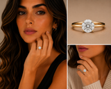 Everlisse Round Cut Diamond Engagement Ring