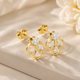 Senlisse Lotus Diamond Earrings