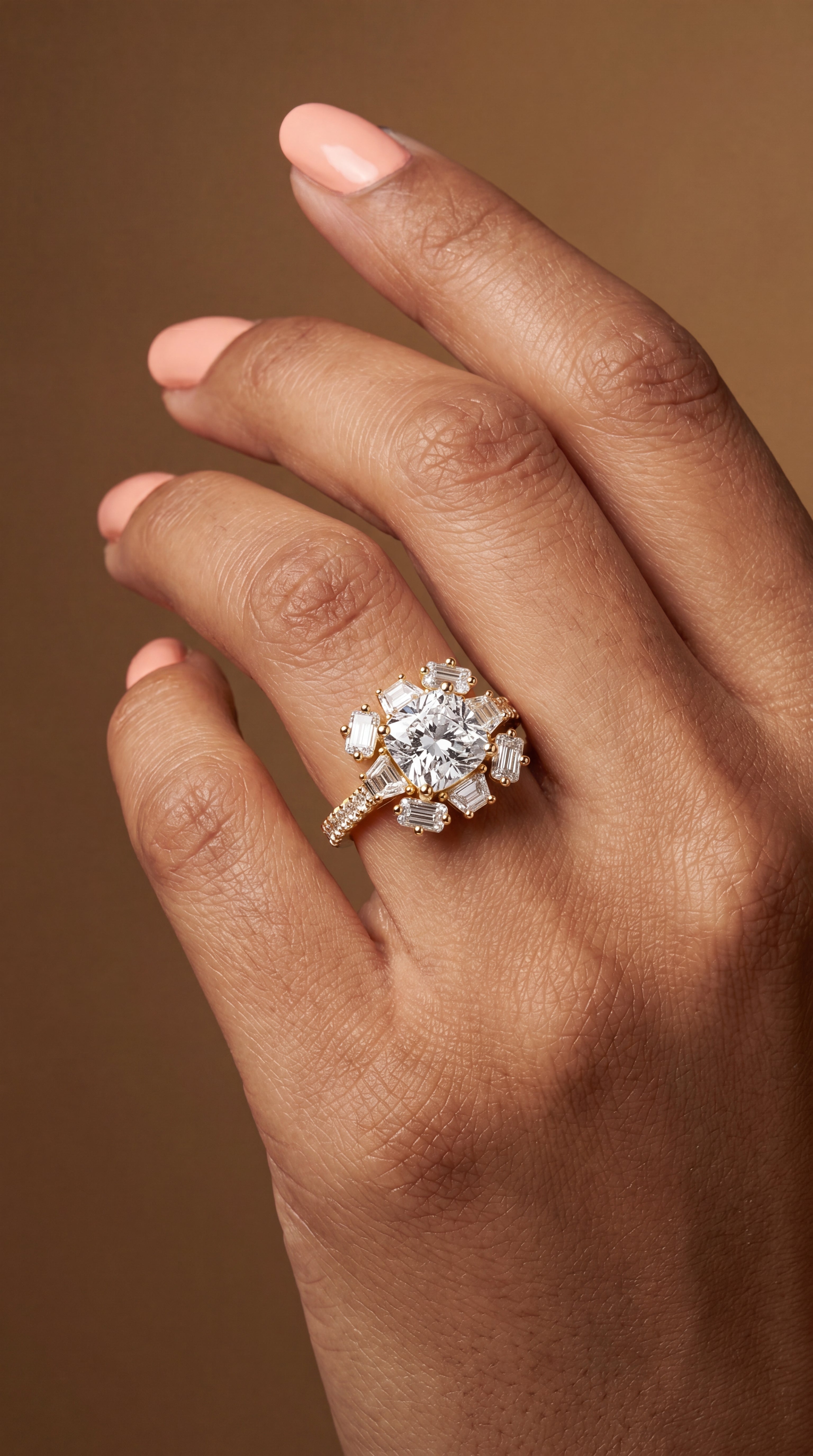 Victoria Starburst Diamond Ring