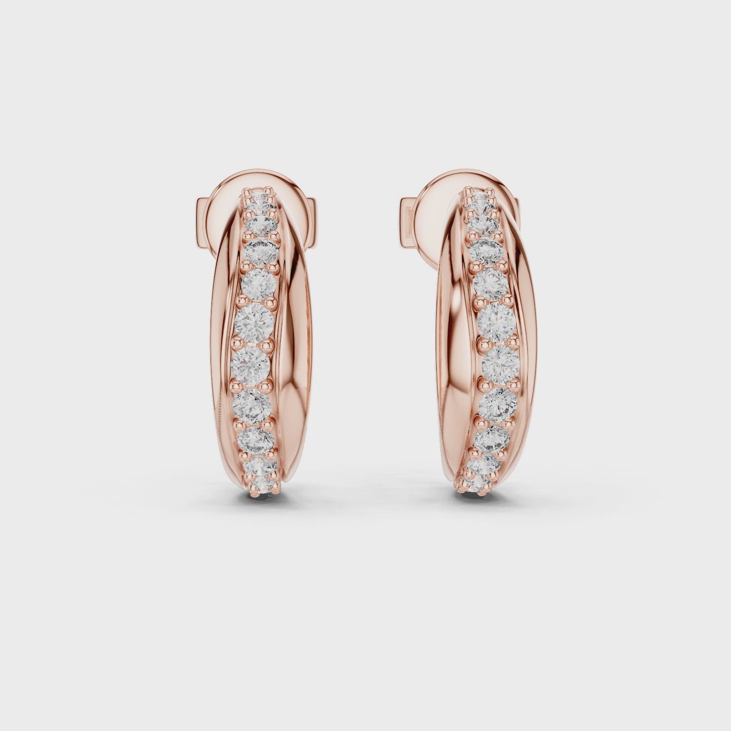 Aurelia Twinkle Gold Hoops Earrings