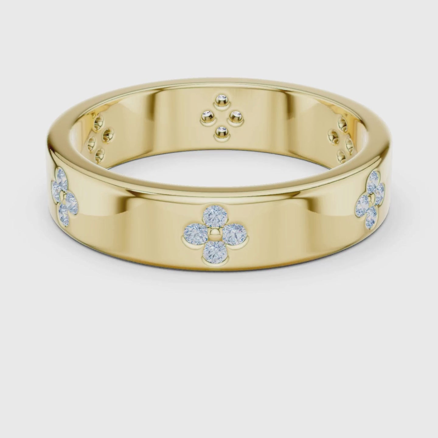 Rosavelle Flower Diamond Ring