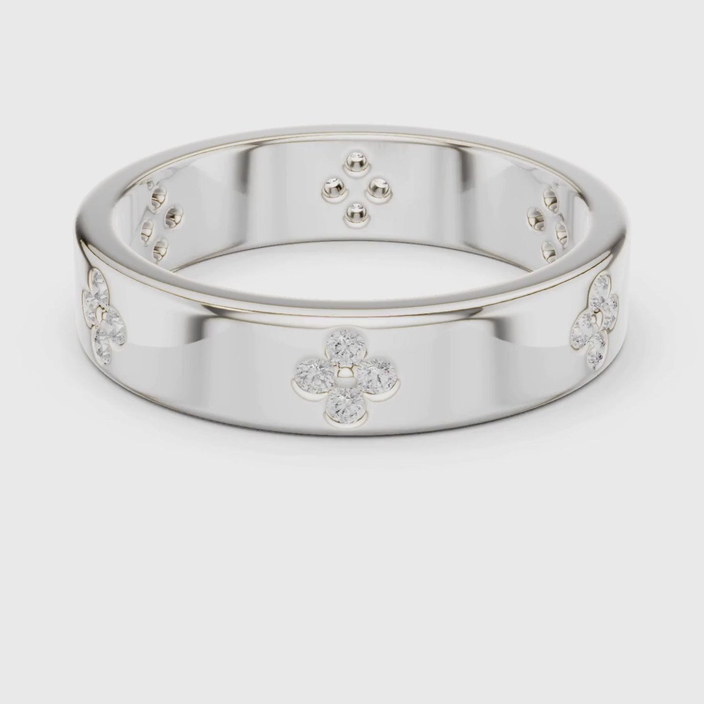 Rosavelle Flower Diamond Ring