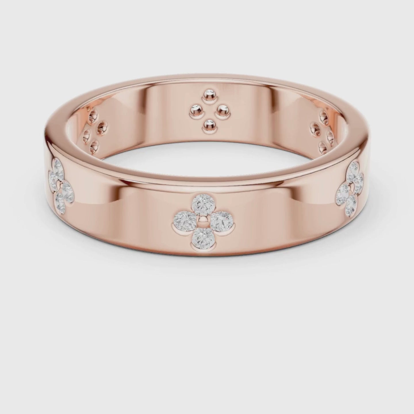 Rosavelle Flower Diamond Ring