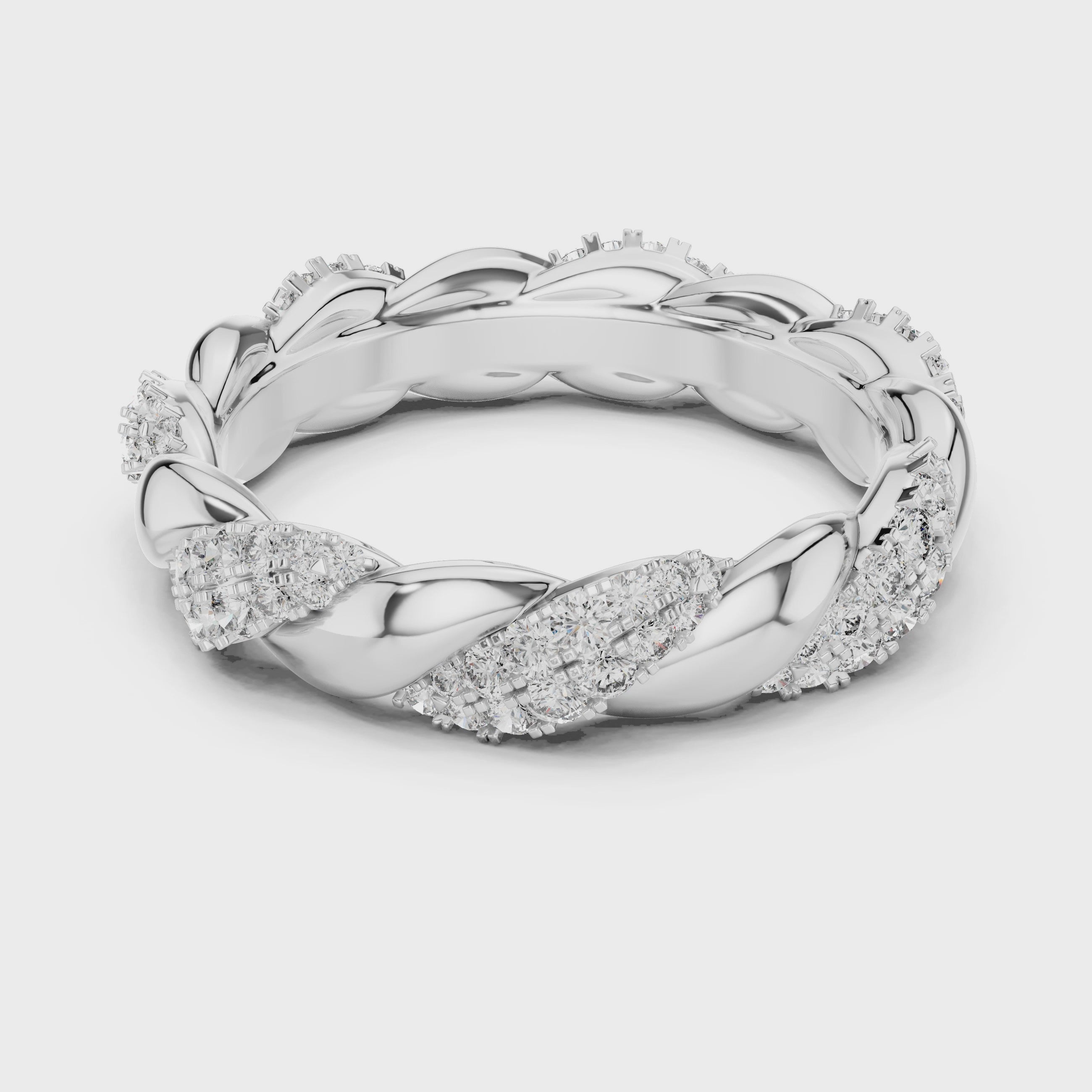 Orlisse Diamond Weave Ring