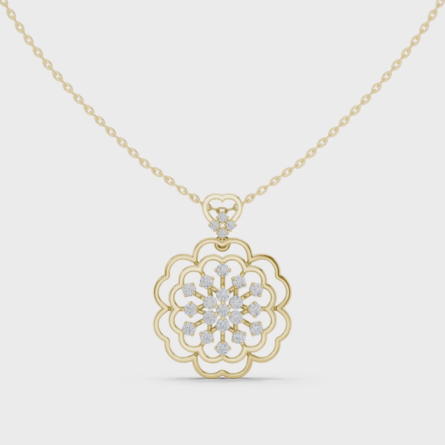 Iraaya Floral Pendant