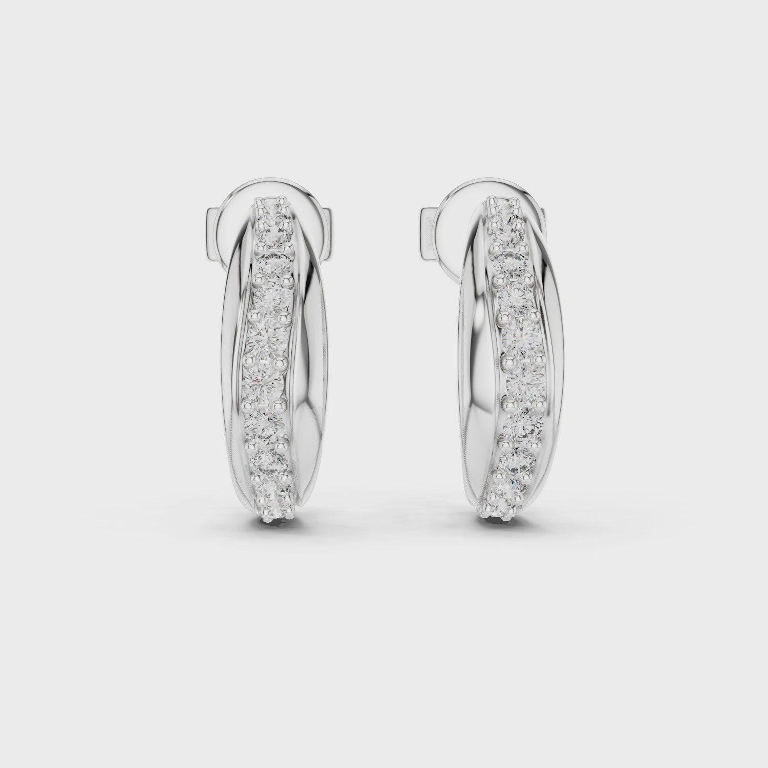 Aurelia Twinkle Gold Hoops Earrings